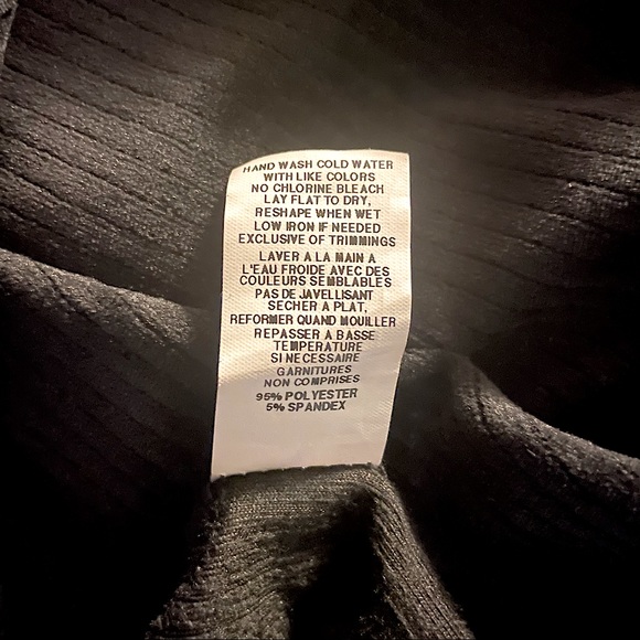 Black Long Sleeve Dress ANTISTAR Size M - Picture 5 of 5